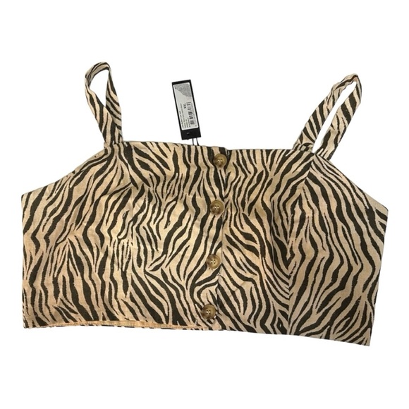 π¦Cotton On Button Up Zebra Tank Top π¦ - Picture 5 of 10